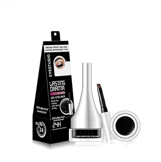 24 Hours Long Lasting Quick Dry Eye Drama Gel Eyeliner Kajal