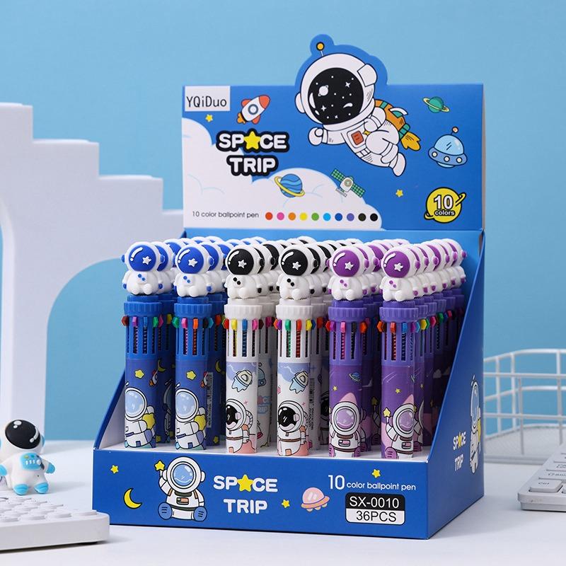 2pcs space multi-colour pen