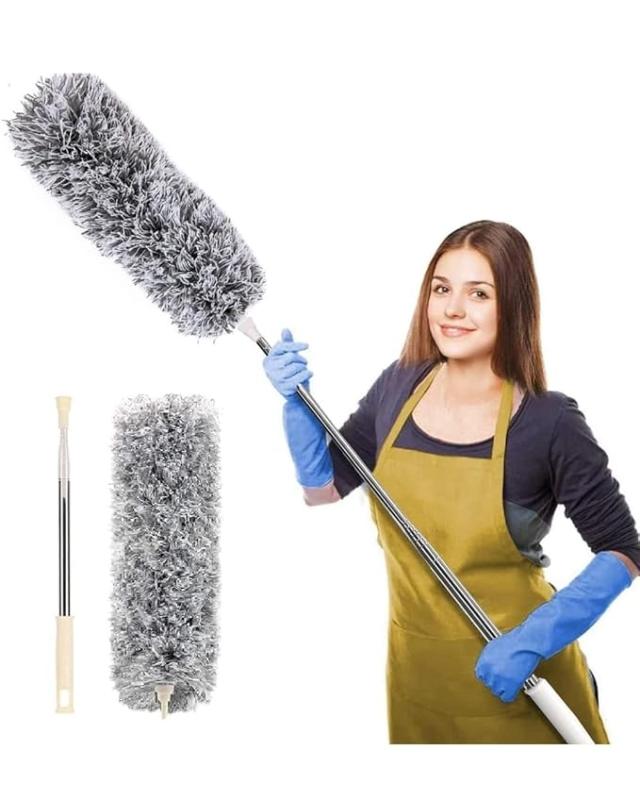  Upgraded Long Handle Microfiber Feather Ceiling Duster